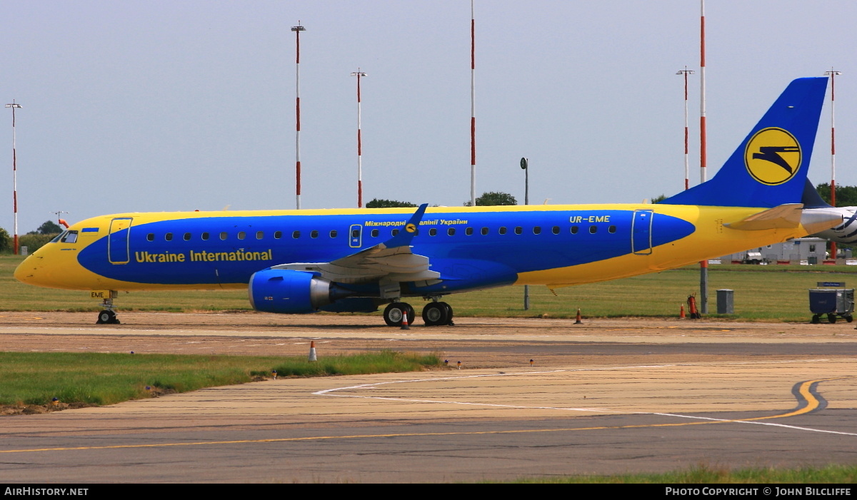 Aircraft Photo of UR-EME | Embraer 190STD (ERJ-190-100STD) | Ukraine International Airlines | AirHistory.net #659227