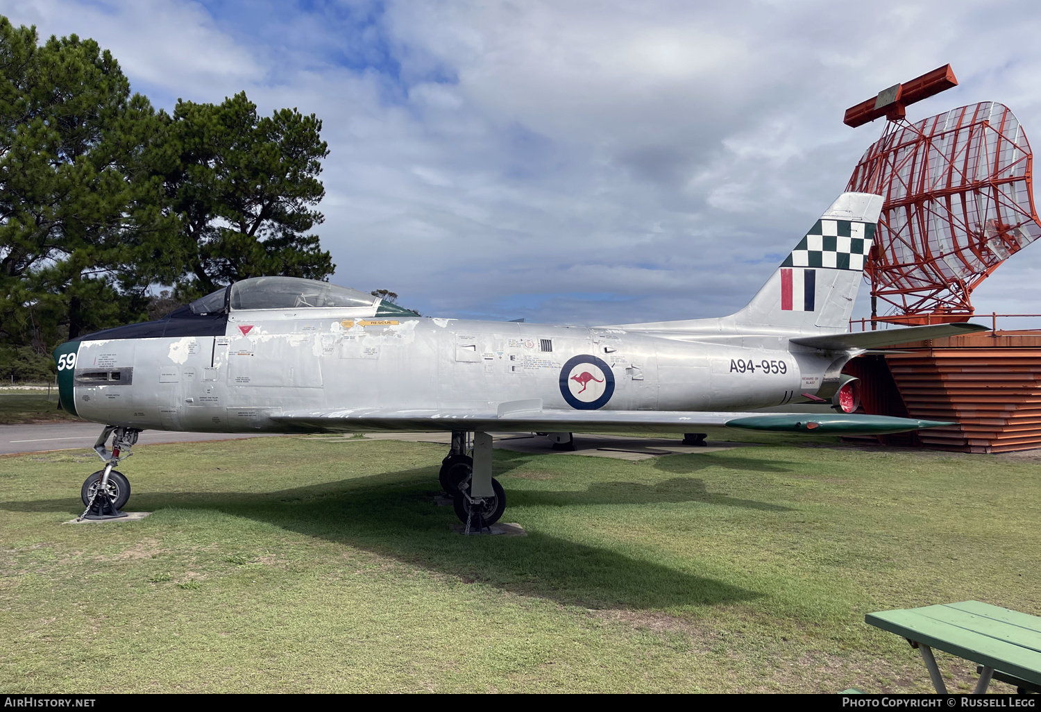 Aircraft Photo of A94-959 | Commonwealth CA-27 Sabre Mk32 | Australia - Air Force | AirHistory.net #659247
