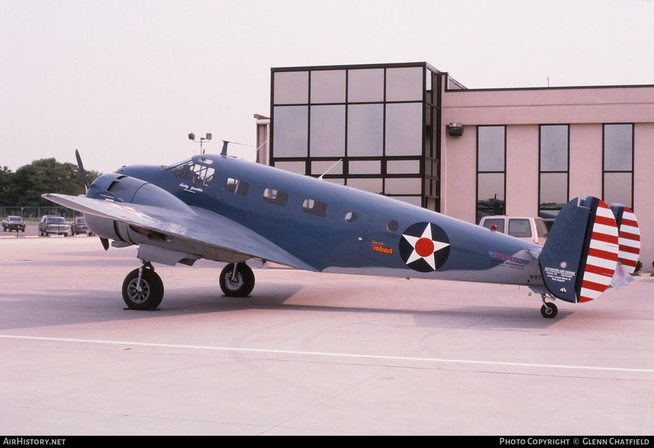 Aircraft Photo of N9729H | Beech C18S | USA - Army | AirHistory.net #659256