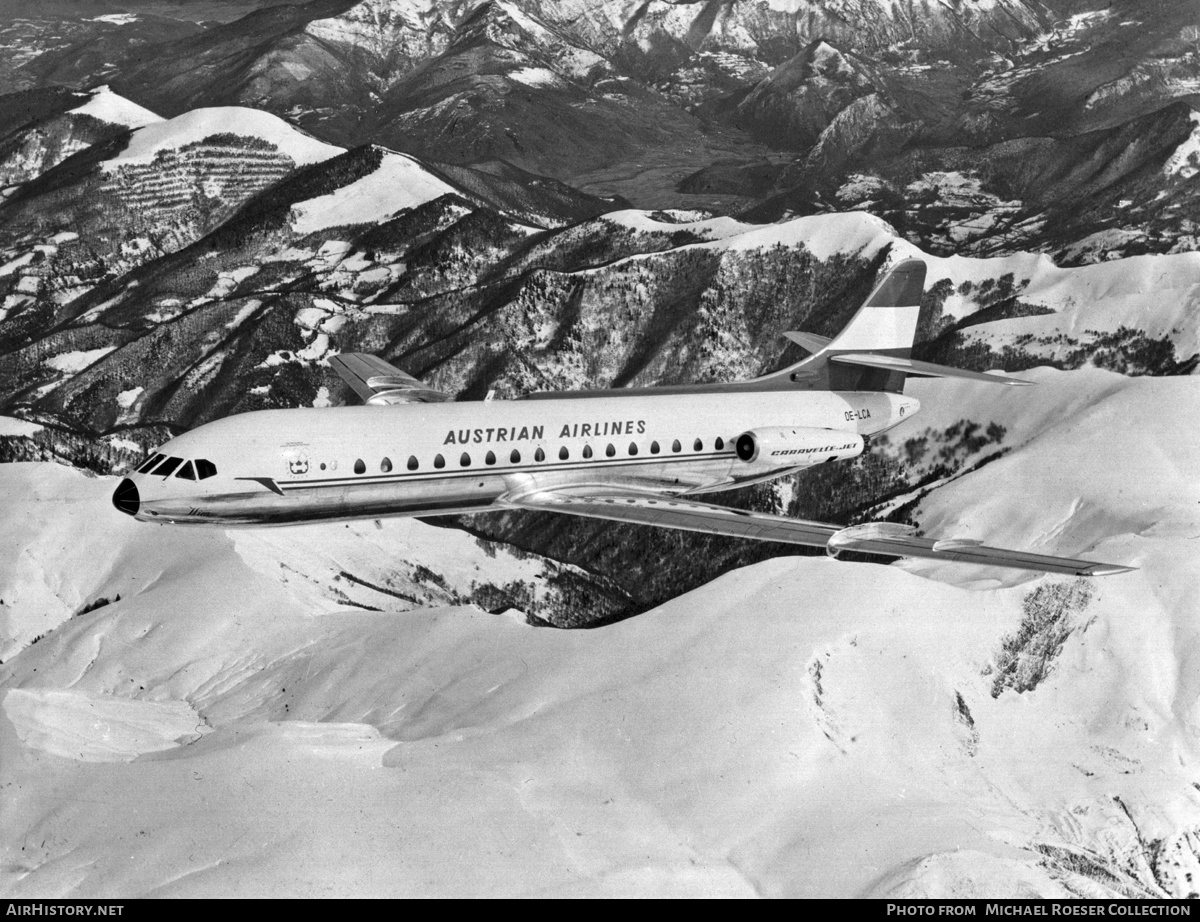 Aircraft Photo of OE-LCA | Sud SE-210 Caravelle VI-R | Austrian Airlines | AirHistory.net #659271