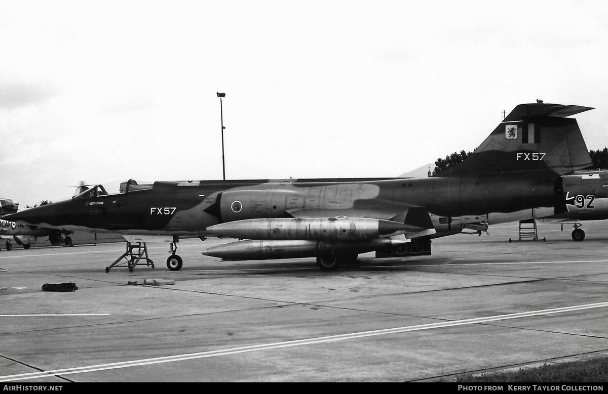 Aircraft Photo of FX57 | Lockheed F-104G Starfighter | Belgium - Air Force | AirHistory.net #659281