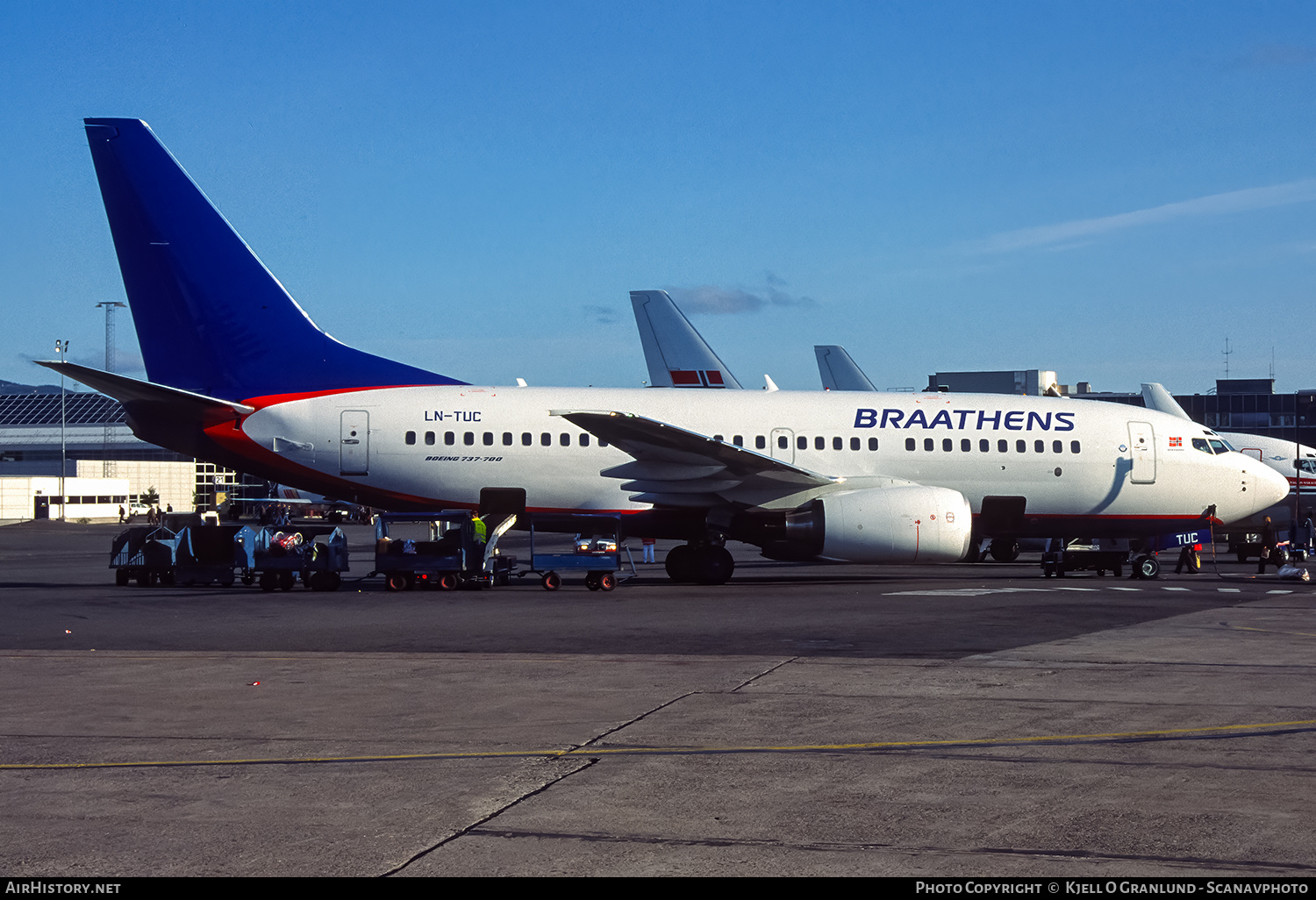 Aircraft Photo of LN-TUC | Boeing 737-705 | Braathens | AirHistory.net #659285