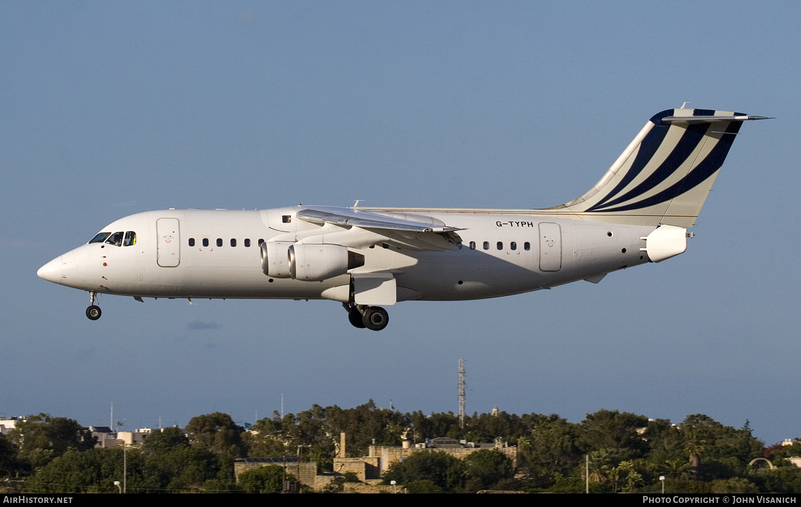 Aircraft Photo of G-TYPH | British Aerospace BAe-146-200 | AirHistory.net #659292