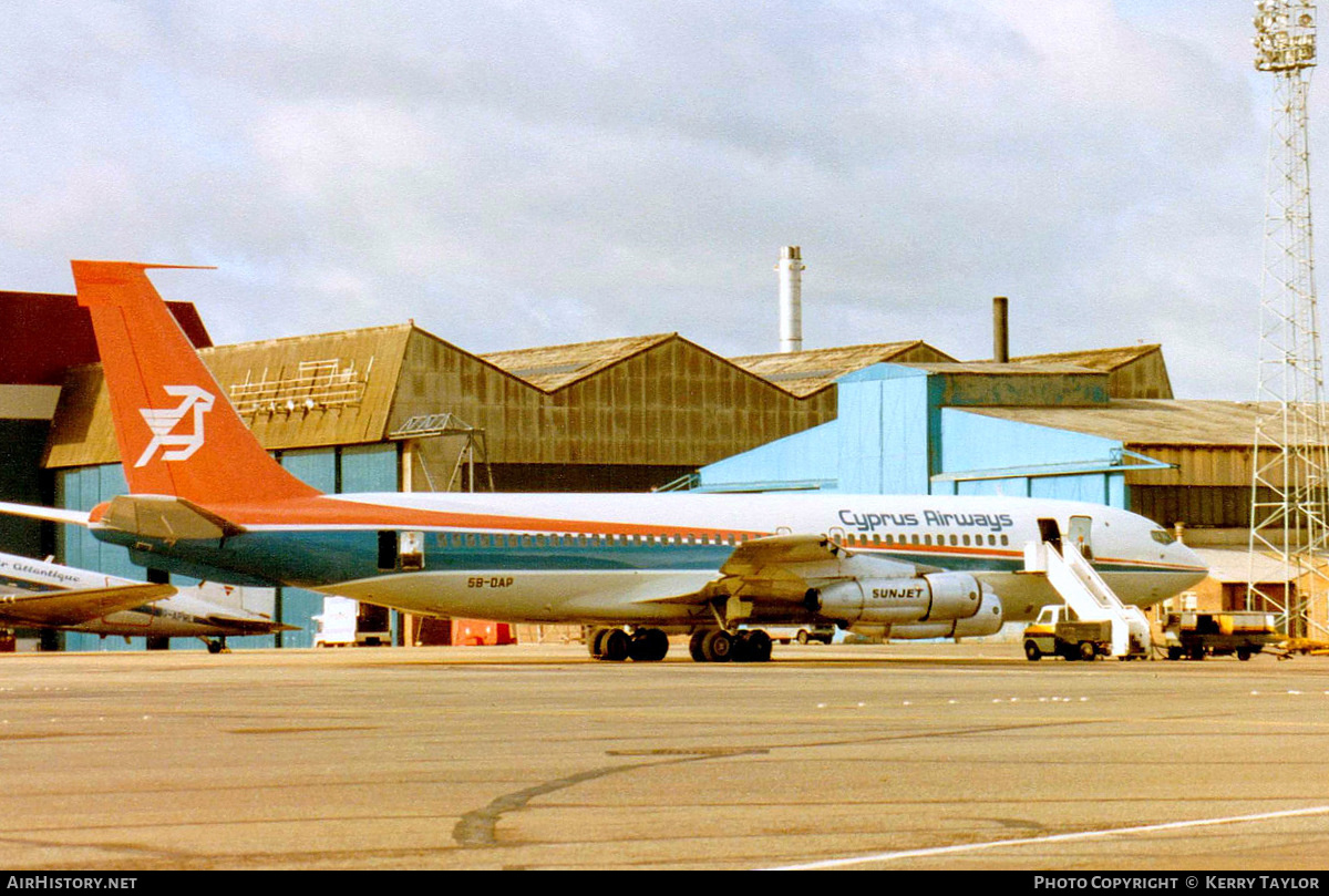 Aircraft Photo of 5B-DAP | Boeing 707-123(B) | Cyprus Airways | AirHistory.net #659306