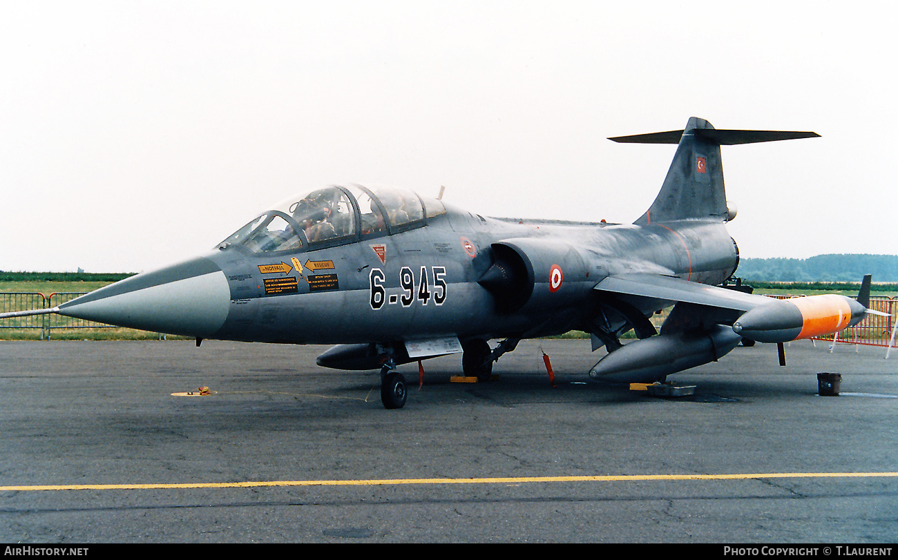Aircraft Photo of 67-5945 / 5945 | Lockheed TF-104G Starfighter | Turkey - Air Force | AirHistory.net #659351