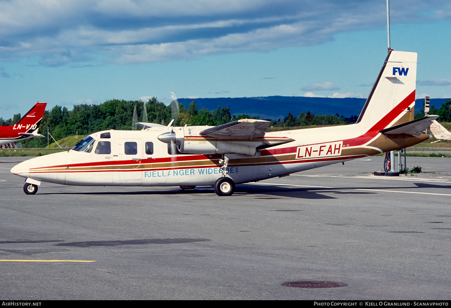 Aircraft Photo of LN-FAH | Rockwell 690B Turbo Commander | FW - Fjellanger Widerøe | AirHistory.net #659384