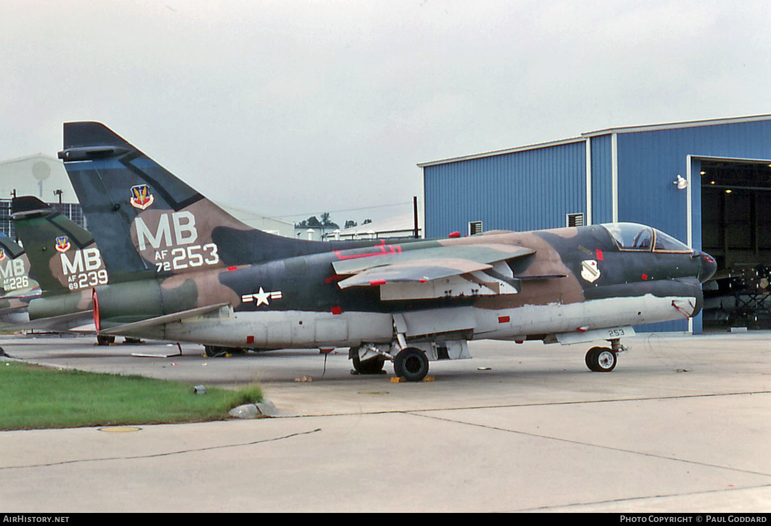 Aircraft Photo of 72-0253 / AF72-253 | LTV A-7D Corsair II | USA - Air Force | AirHistory.net #659390