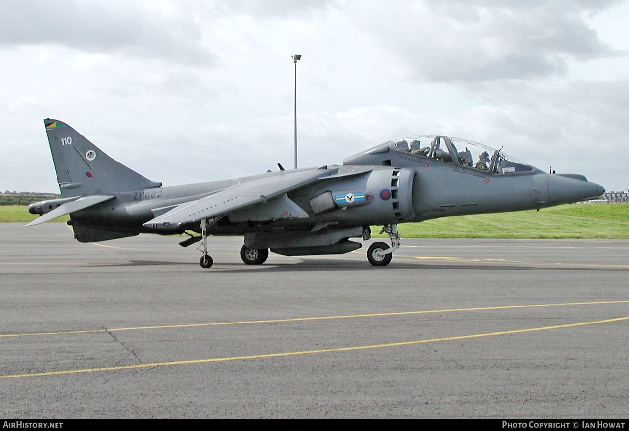 Aircraft Photo of ZH662 | British Aerospace Harrier T10 | UK - Air Force | AirHistory.net #659423