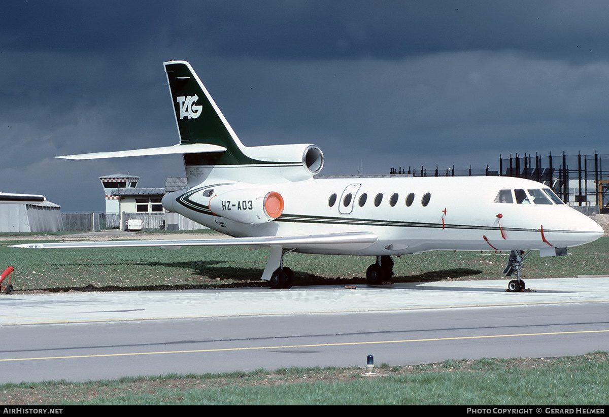 Aircraft Photo of HZ-AO3 | Dassault Falcon 50 | TAG Aviation | AirHistory.net #659427