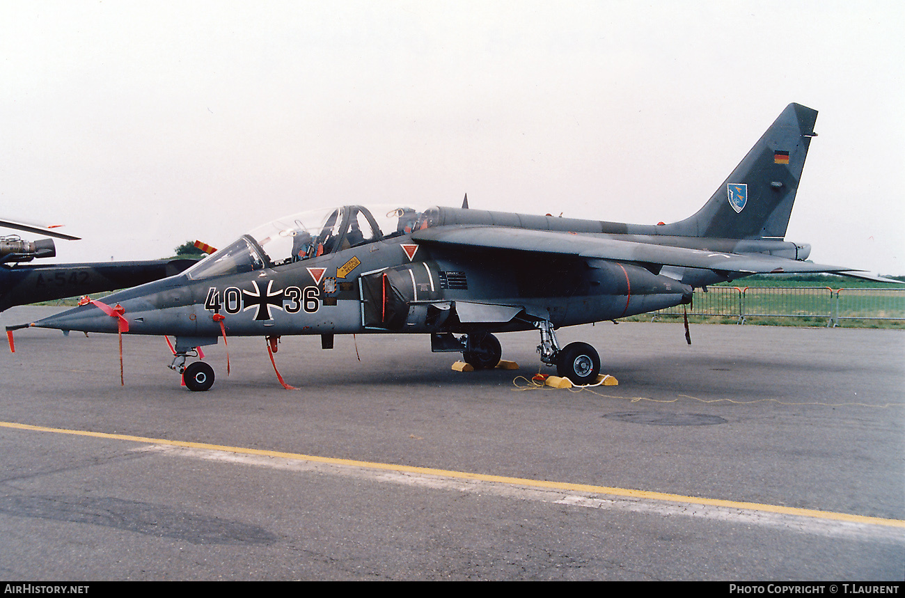 Aircraft Photo of 4036 | Dassault-Dornier Alpha Jet A | Germany - Air Force | AirHistory.net #659454