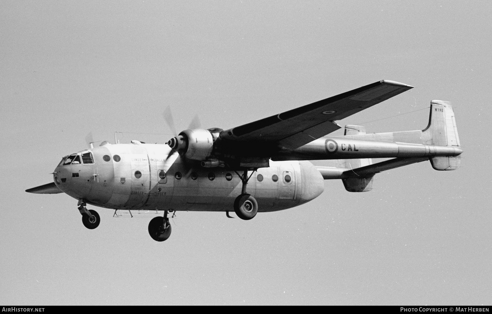 Aircraft Photo of 192 | Nord 2501F Noratlas | France - Air Force | AirHistory.net #659461