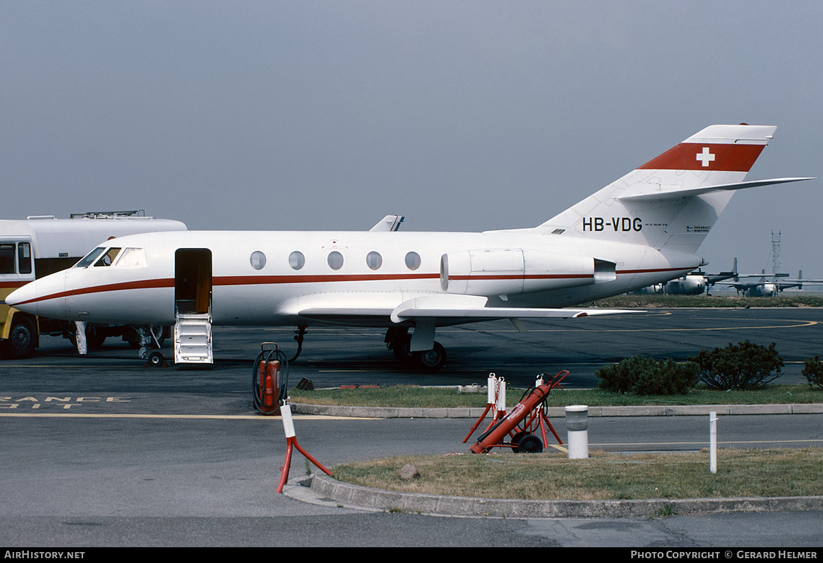 Aircraft Photo of HB-VDG | Dassault Falcon 20C | AirHistory.net #659469