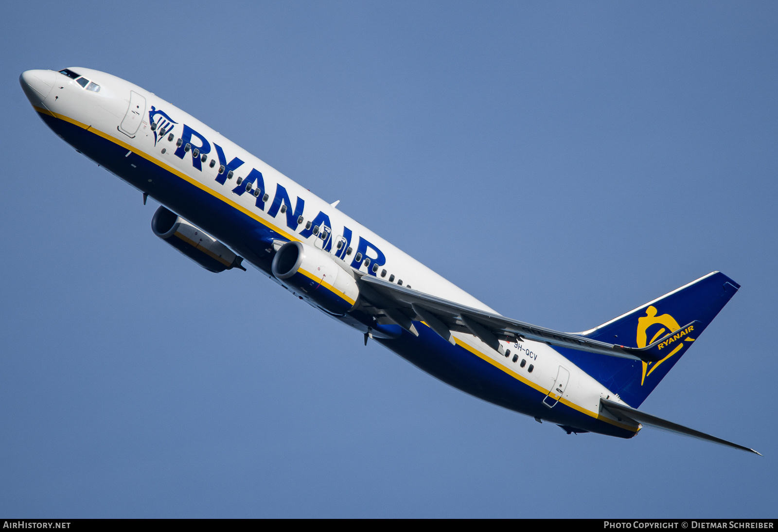Aircraft Photo of 9H-QCV | Boeing 737-8AS | Ryanair | AirHistory.net #659471