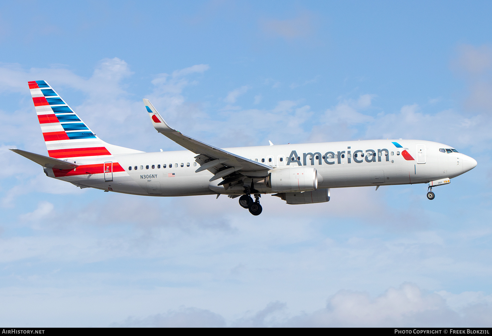 Aircraft Photo of N306NY | Boeing 737-823 | American Airlines | AirHistory.net #659478