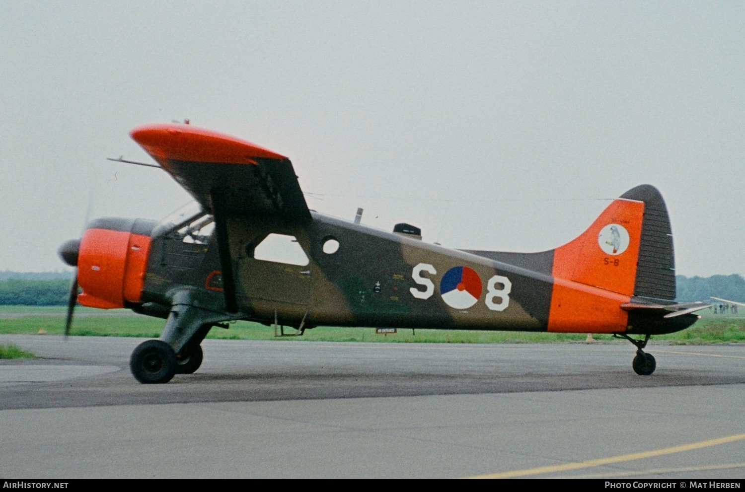 Aircraft Photo of S-8 | De Havilland Canada U-6A Beaver | Netherlands - Air Force | AirHistory.net #659483