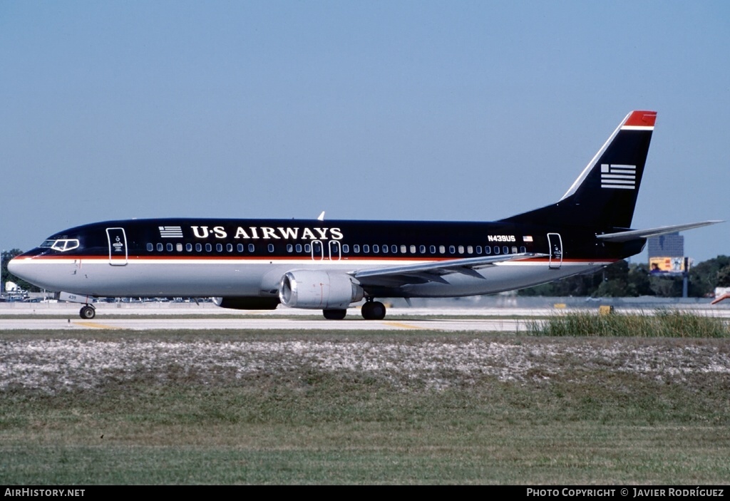 Aircraft Photo of N439US | Boeing 737-4B7 | US Airways | AirHistory.net #659497