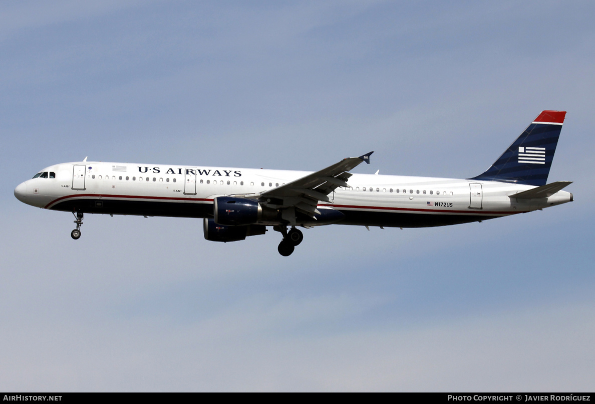 Aircraft Photo of N172US | Airbus A321-211 | US Airways | AirHistory.net #659498