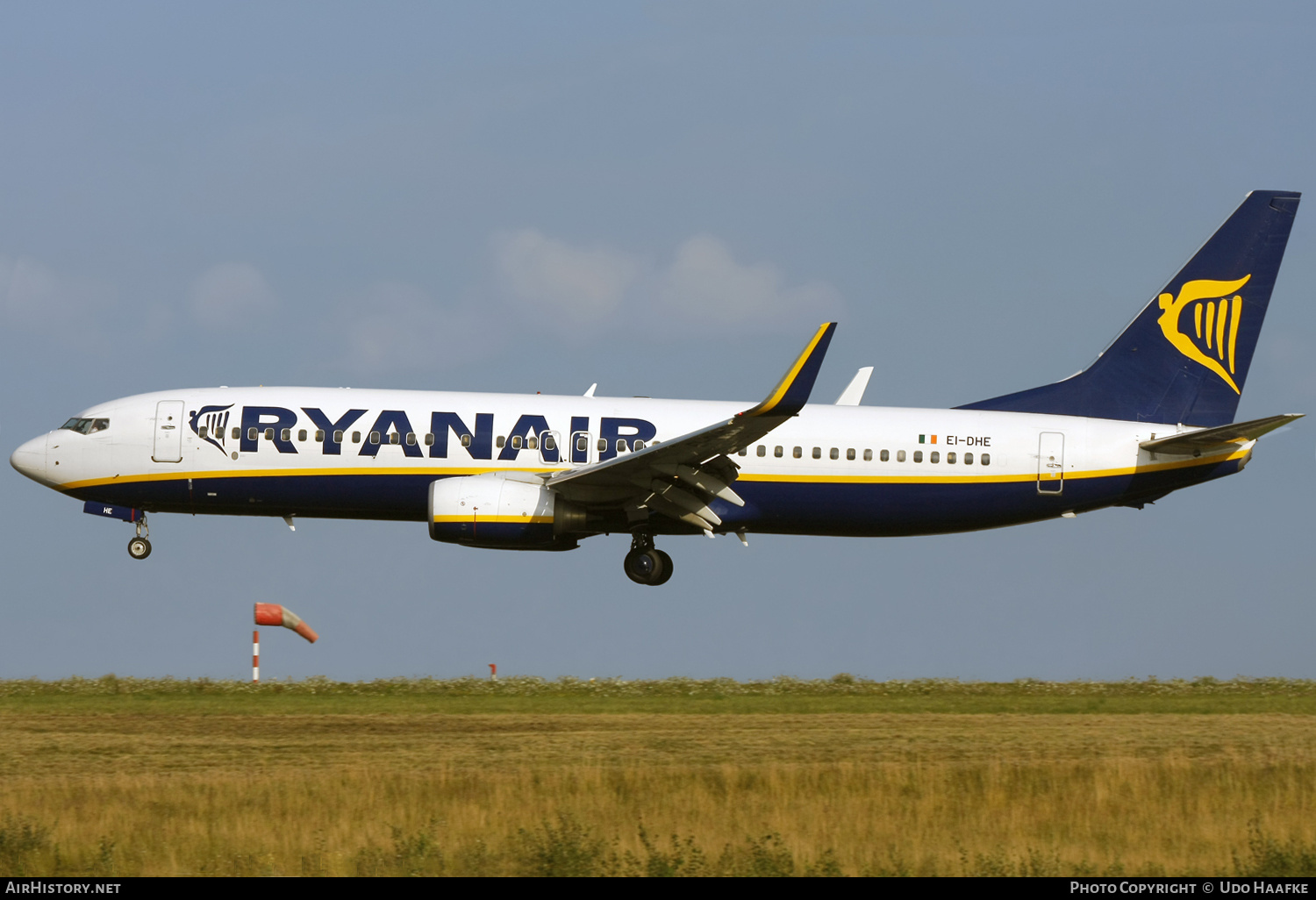 Aircraft Photo of EI-DHE | Boeing 737-8AS | Ryanair | AirHistory.net #659500