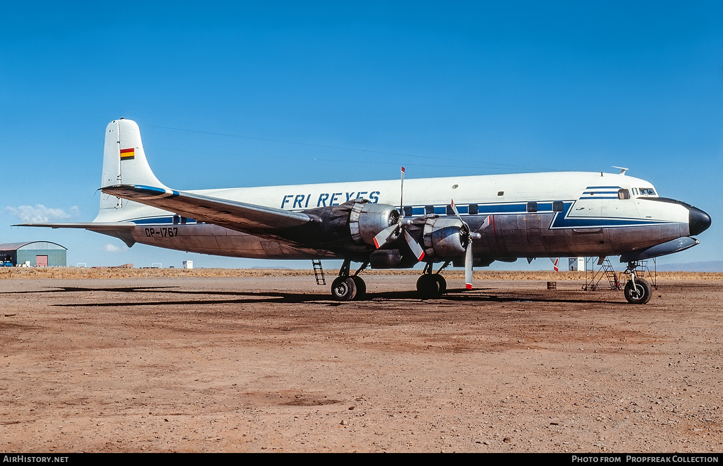 Aircraft Photo of CP-1767 | Douglas DC-6B | Fri Reyes - Frigorífico Reyes | AirHistory.net #659506