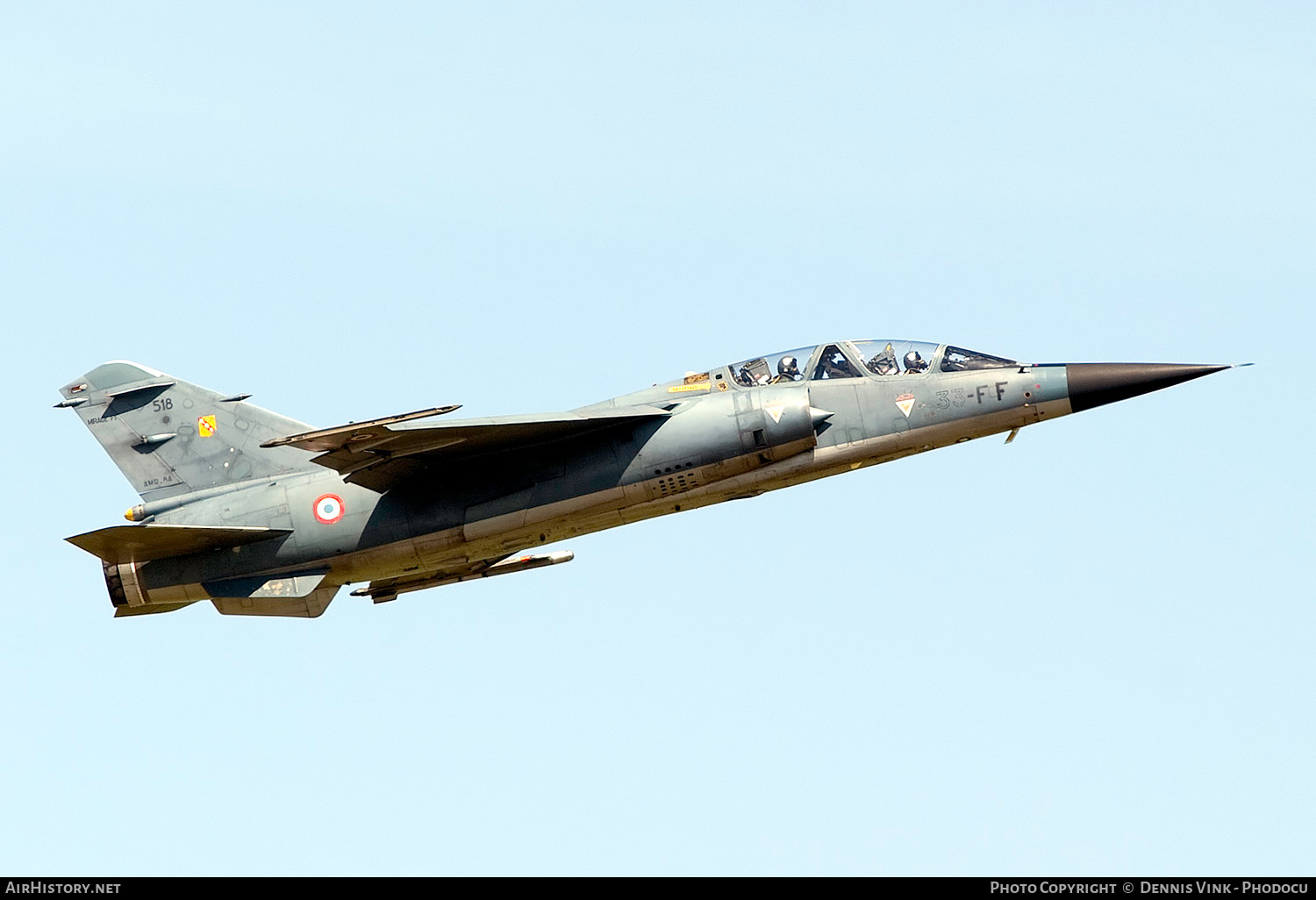 Aircraft Photo of 518 | Dassault Mirage F1B | France - Air Force | AirHistory.net #659528