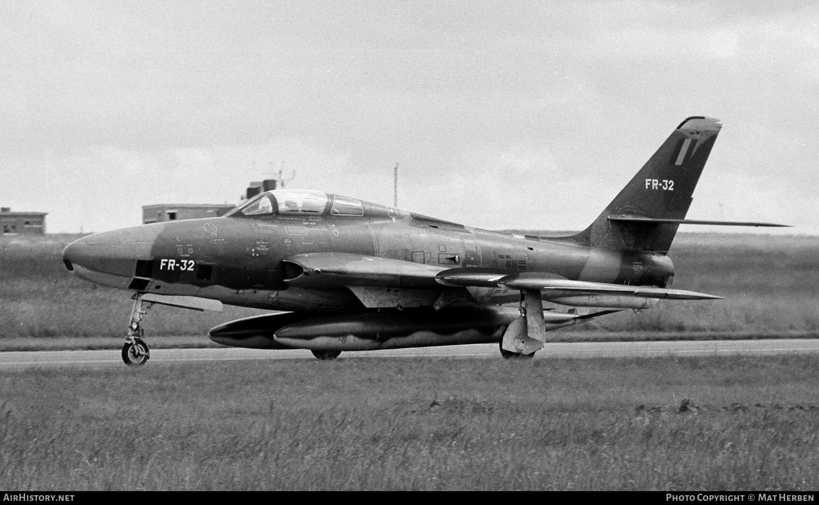 Aircraft Photo of FR32 | Republic RF-84F Thunderflash | Belgium - Air Force | AirHistory.net #659542