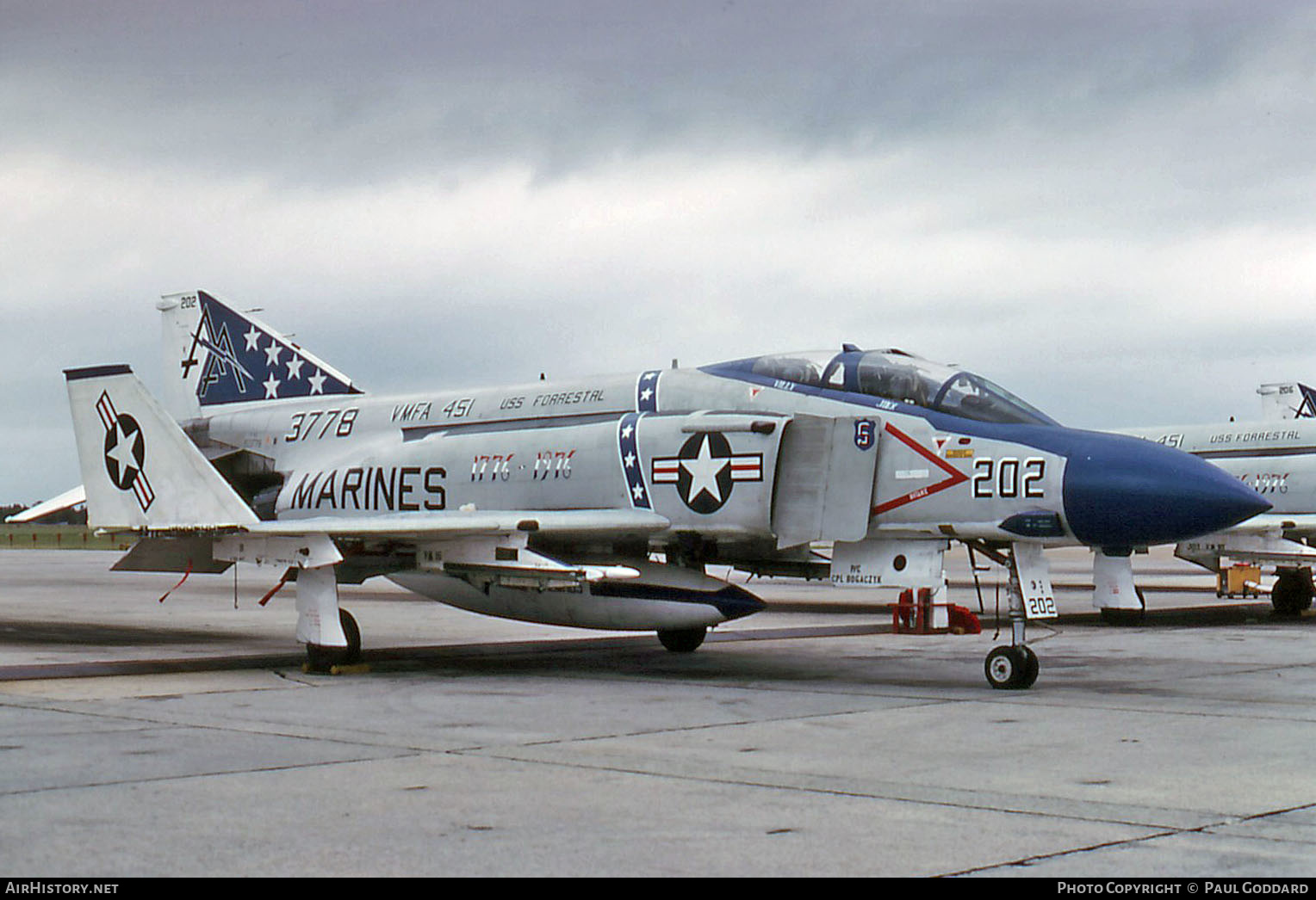 Aircraft Photo of 153778 / 3778 | McDonnell F-4J Phantom II | USA - Marines | AirHistory.net #659548