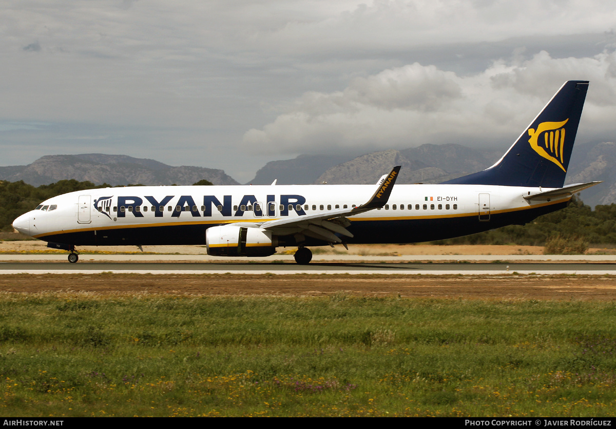 Aircraft Photo of EI-DYH | Boeing 737-8AS | Ryanair | AirHistory.net #659555