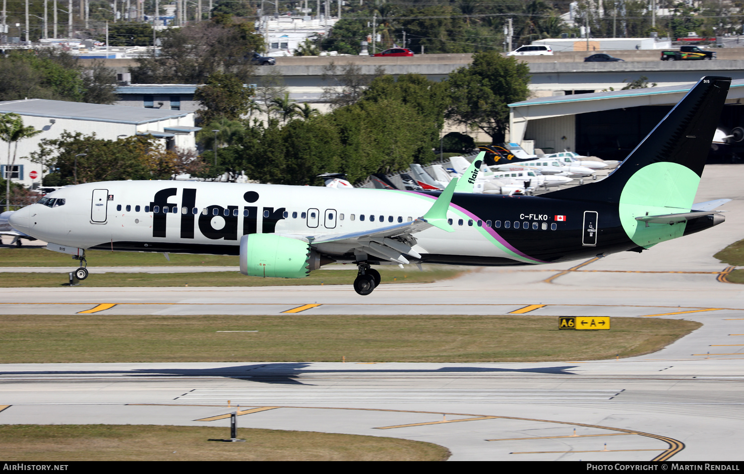 Aircraft Photo of C-FLKO | Boeing 737-8 Max 8 | Flair Airlines | AirHistory.net #659565