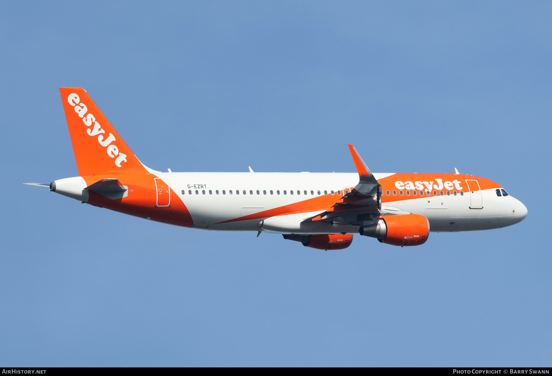 Aircraft Photo of G-EZRT | Airbus A320-214 | EasyJet | AirHistory.net #659567