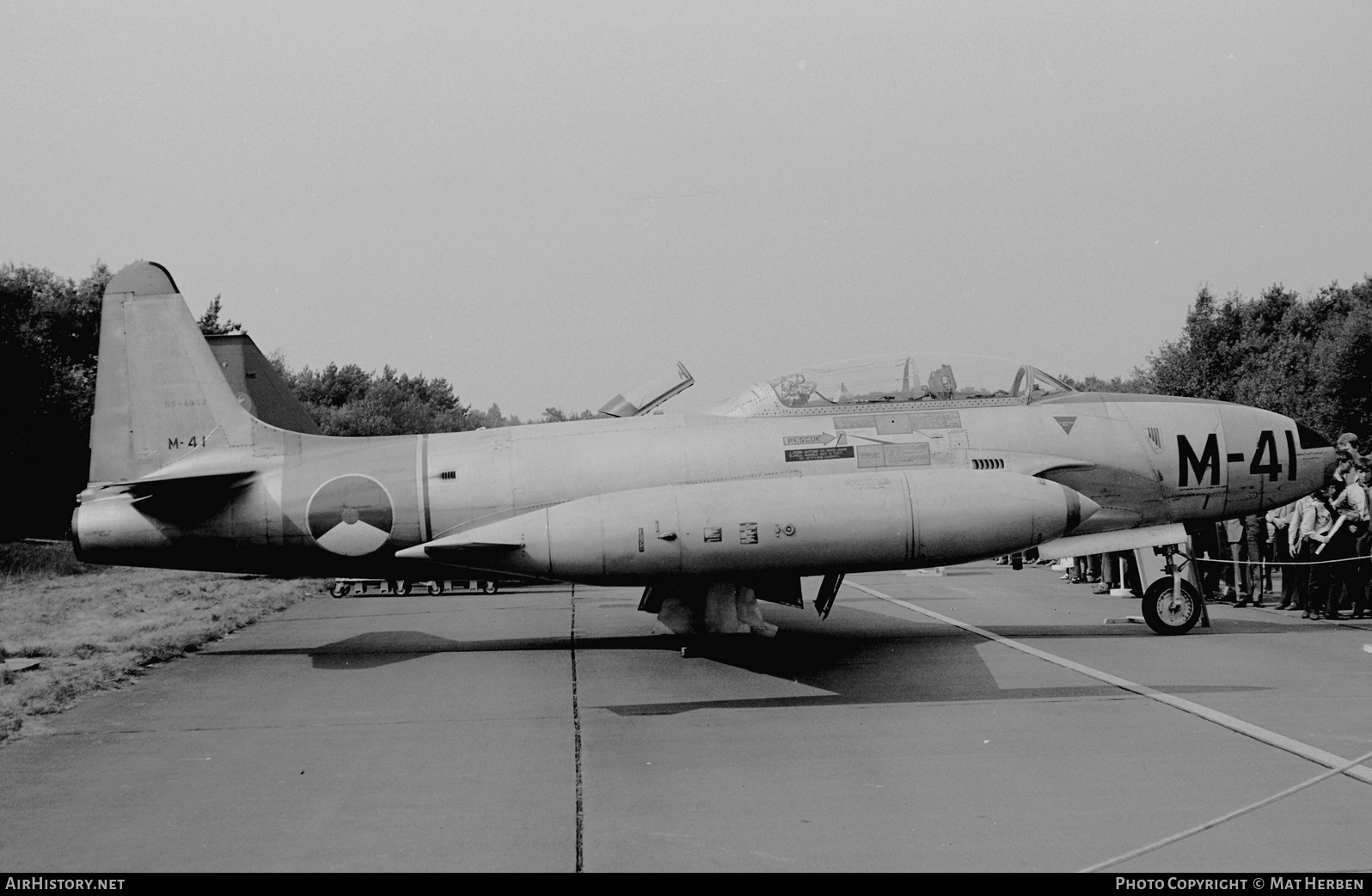 Aircraft Photo of M-41 | Lockheed T-33A | Netherlands - Air Force | AirHistory.net #659612