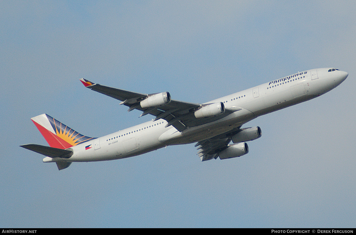 Aircraft Photo of RP-C3432 | Airbus A340-313X | Philippine Airlines | AirHistory.net #659626