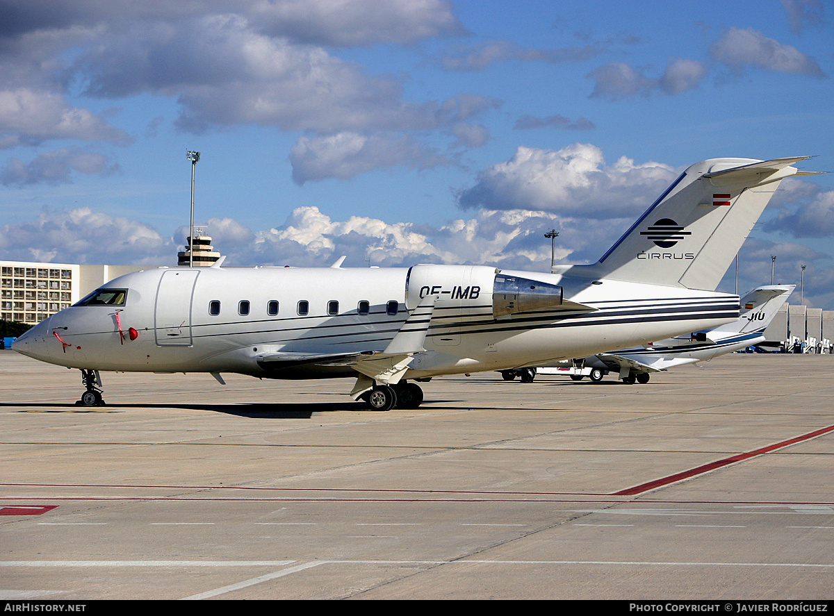 Aircraft Photo of OE-IMB | Bombardier Challenger 604 (CL-600-2B16) | Cirrus Aviation | AirHistory.net #659638