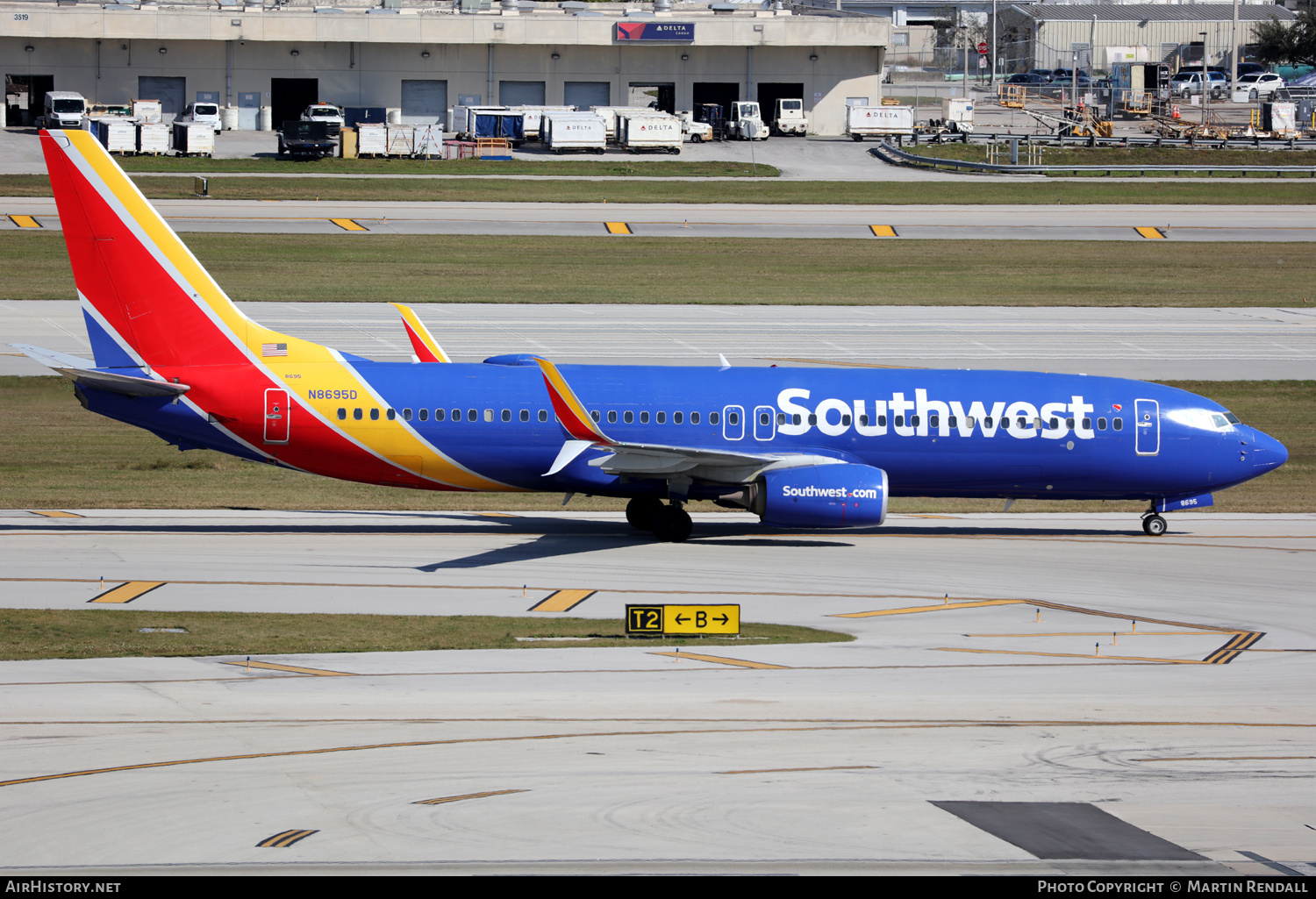 Aircraft Photo of N8695D | Boeing 737-8H4 | Southwest Airlines | AirHistory.net #659671