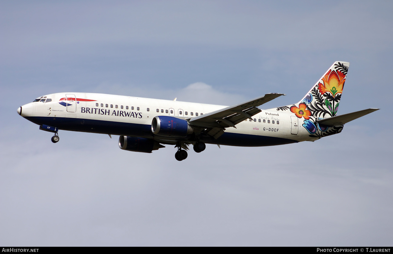 Aircraft Photo of G-DOCF | Boeing 737-436 | British Airways | AirHistory.net #659687