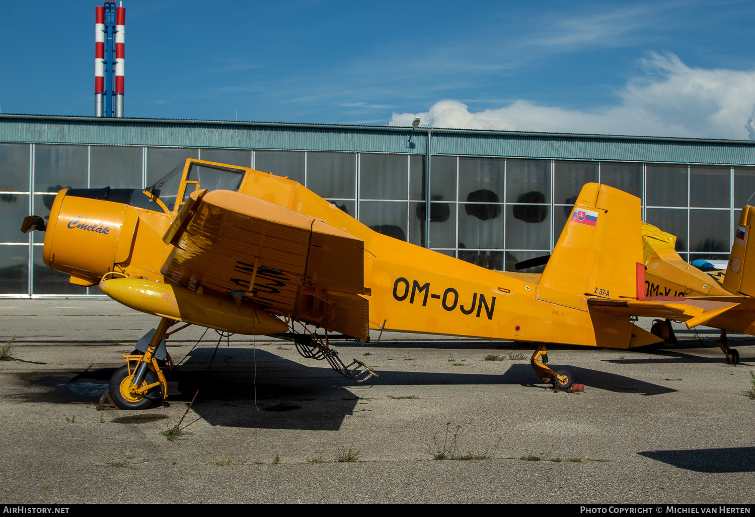 Aircraft Photo of OM-OJN | Zlin Z-37A Cmelak | AirHistory.net #659702