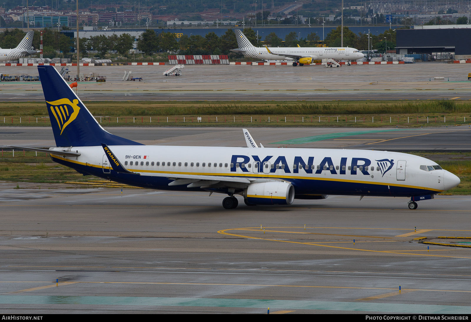 Aircraft Photo of 9H-QEN | Boeing 737-800 | Ryanair | AirHistory.net #659734