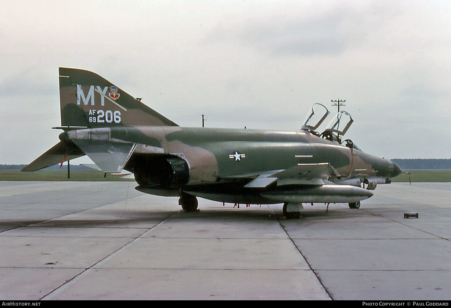 Aircraft Photo of 69-7206 / AF69-206 | McDonnell Douglas F-4E Phantom II | USA - Air Force | AirHistory.net #659735