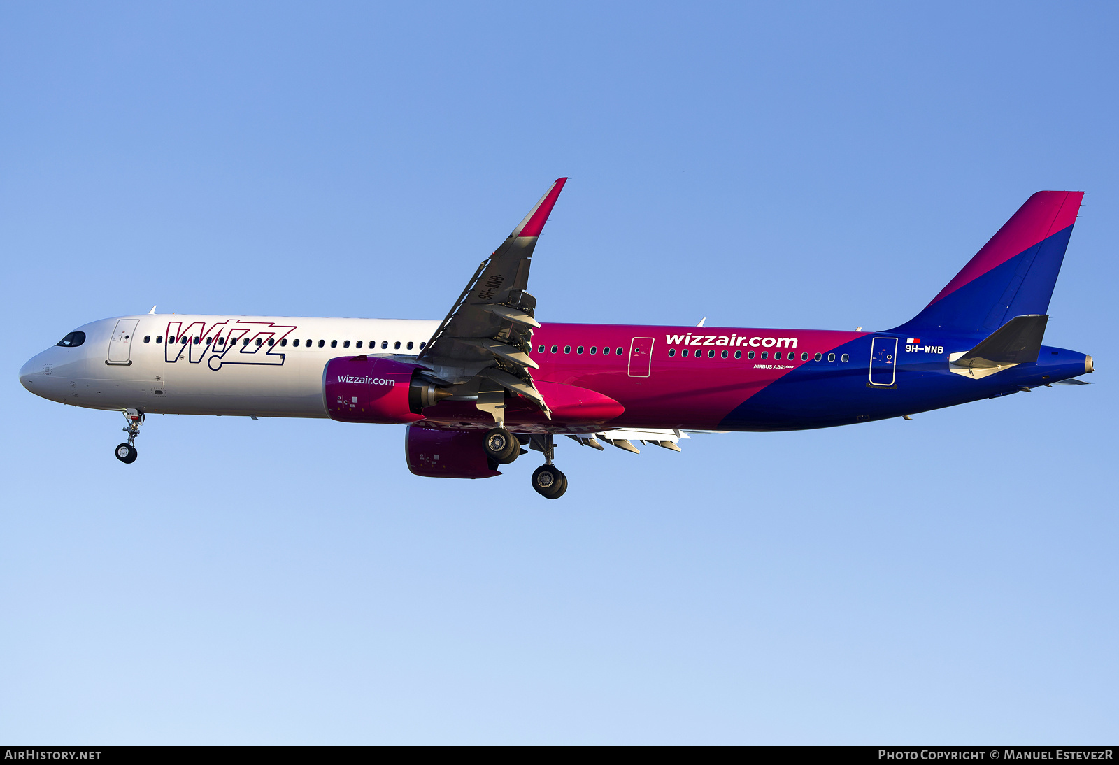 Aircraft Photo of 9H-WNB | Airbus A321-271NX | Wizz Air | AirHistory.net #659755