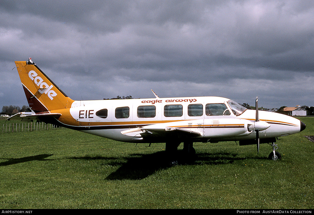 Aircraft Photo of ZK-EIE / EIE | Piper PA-31-350 Navajo Chieftain | Eagle Airways | AirHistory.net #659768