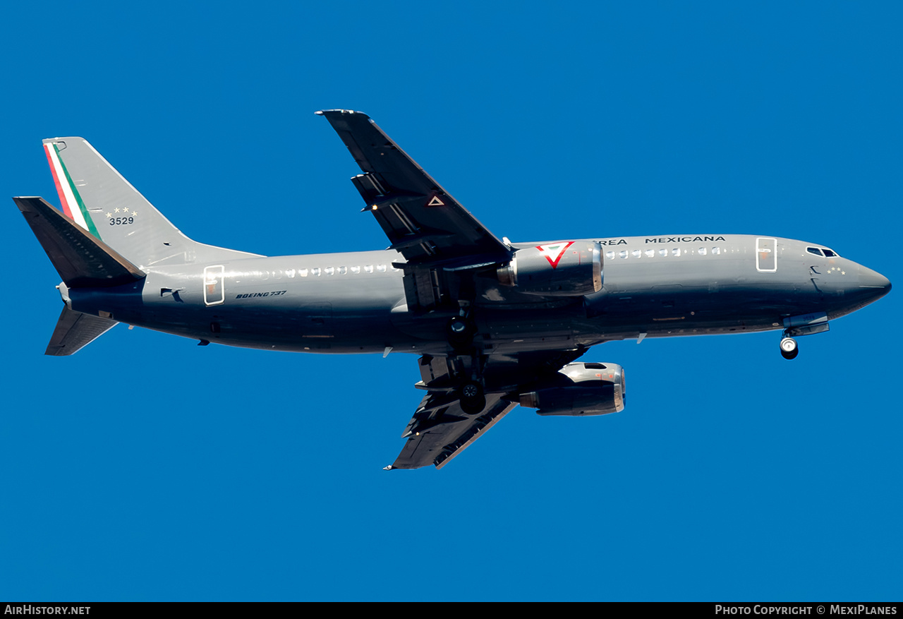 Aircraft Photo of 3529 | Boeing 737-33A | Mexico - Air Force | AirHistory.net #659782