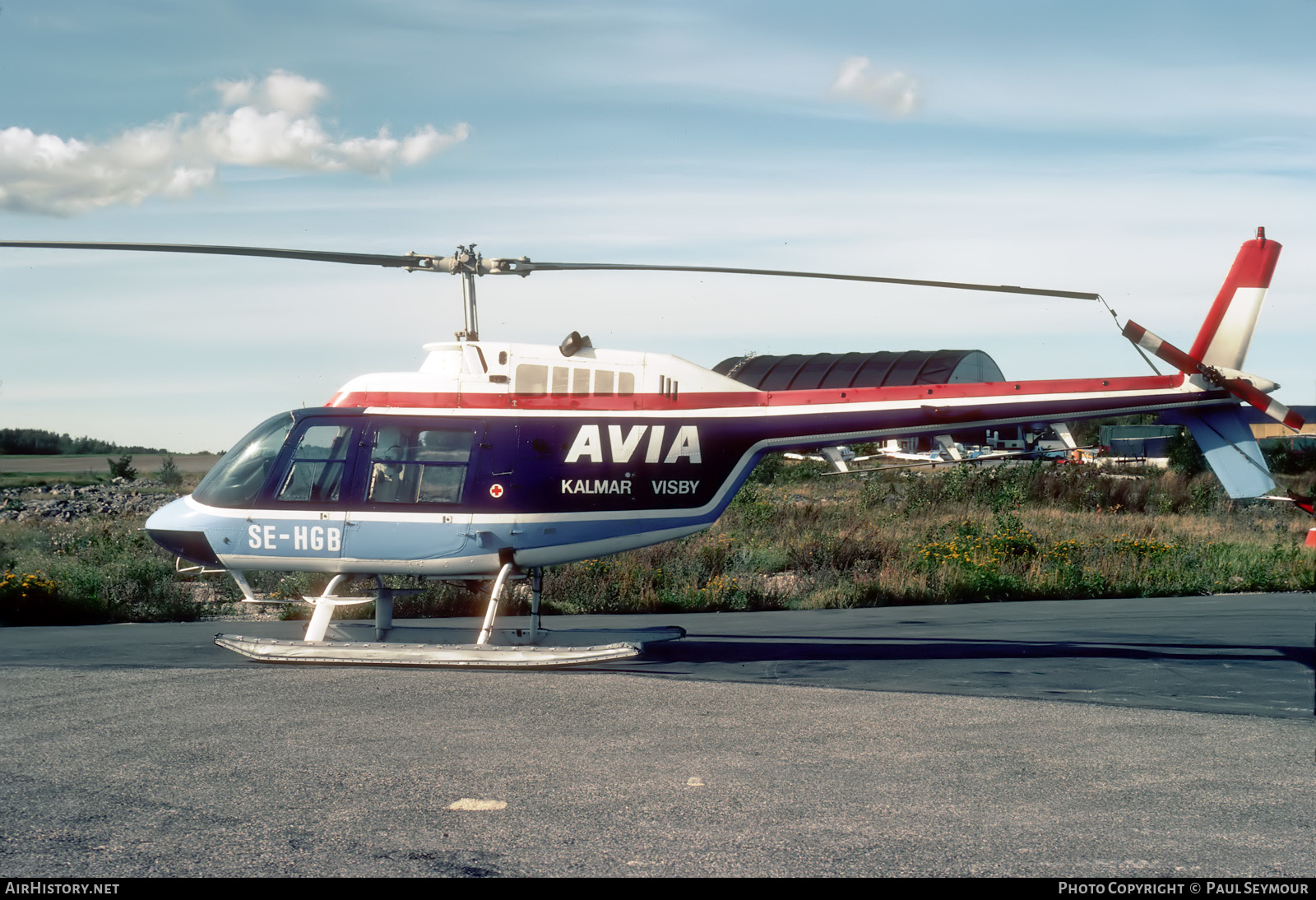 Aircraft Photo of SE-HGB | Agusta AB-206B Jetranger II | Avia | AirHistory.net #659823