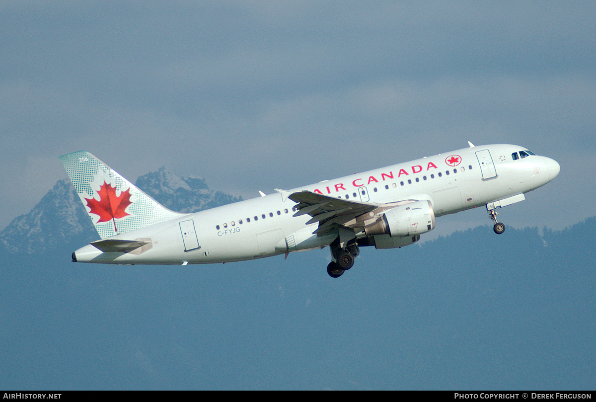 Aircraft Photo of C-FYJG | Airbus A319-114 | Air Canada | AirHistory.net #659845