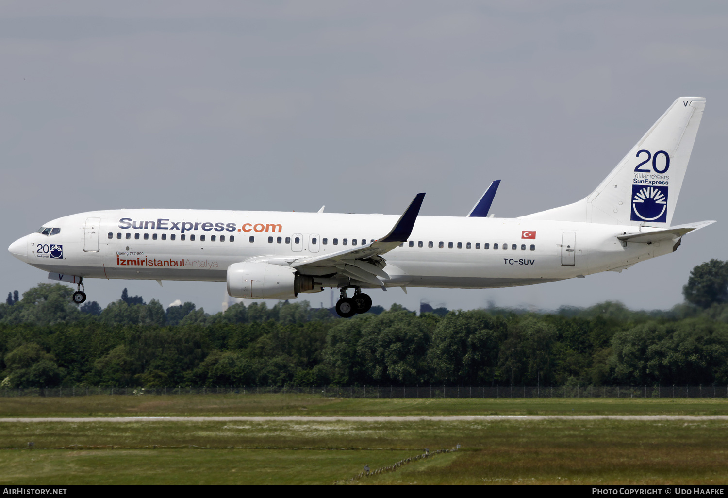 Aircraft Photo of TC-SUV | Boeing 737-86N | SunExpress | AirHistory.net #659846