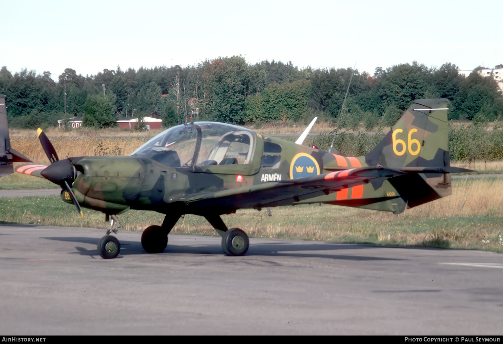 Aircraft Photo of 61066 | Scottish Aviation Sk61C Bulldog | Sweden - Army | AirHistory.net #659847