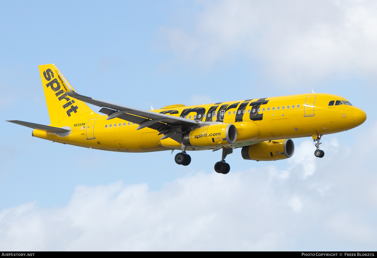 Aircraft Photo of N656NK | Airbus A320-232 | Spirit Airlines | AirHistory.net #659887
