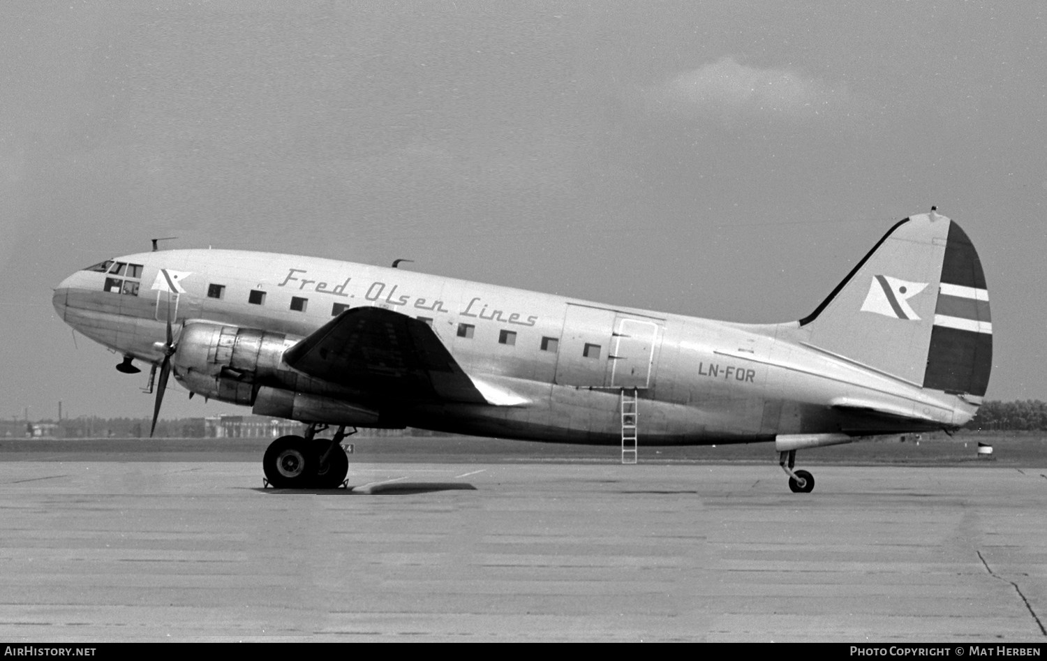 Aircraft Photo of LN-FOR | Riddle C-46R Commando Super 46C | Fred. Olsen Lines | AirHistory.net #659888