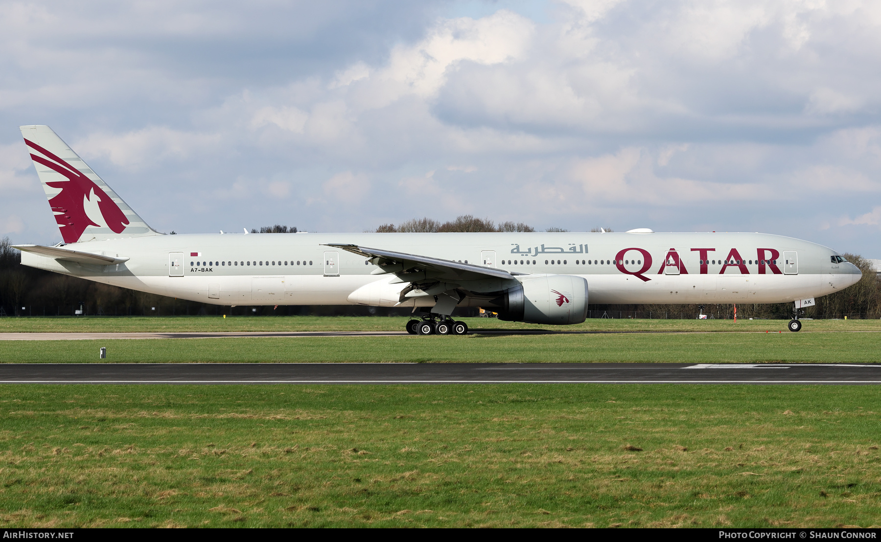 Aircraft Photo of A7-BAK | Boeing 777-3DZ/ER | Qatar Airways | AirHistory.net #659911