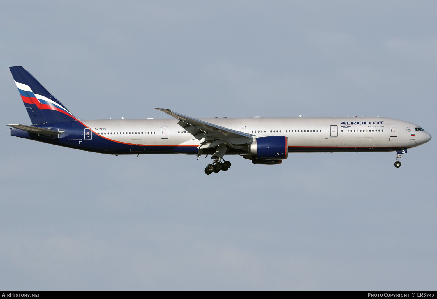 Aircraft Photo of RA-73135 | Boeing 777-3M0/ER | Aeroflot - Russian Airlines | AirHistory.net #659913
