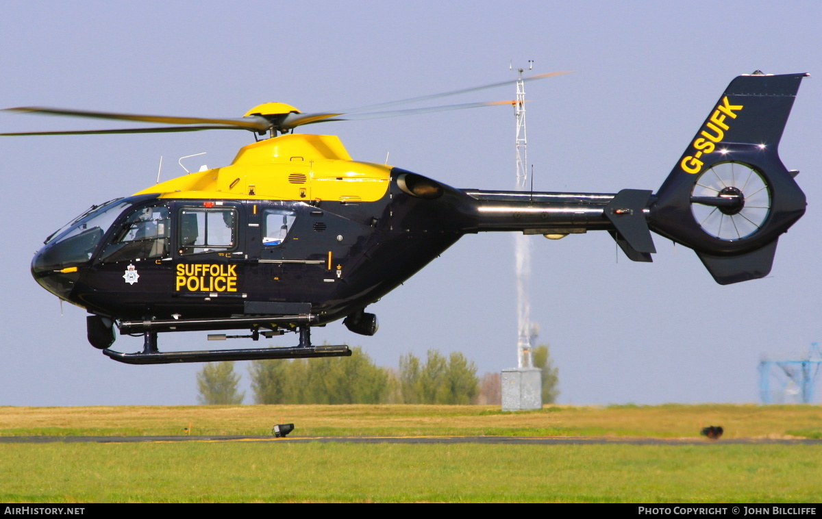 Aircraft Photo of G-SUFK | Eurocopter EC-135P-2 | Suffolk Police | AirHistory.net #659932