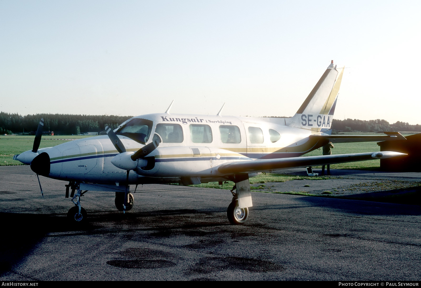 Aircraft Photo of SE-GAA | Piper PA-31-310 Navajo B | Kungsair | AirHistory.net #659940